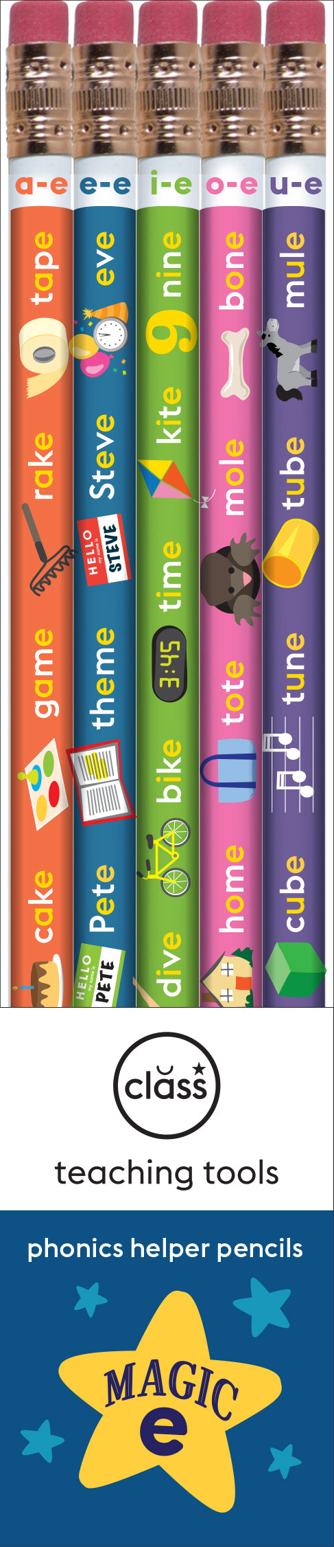 Magic E Phonics Pencils